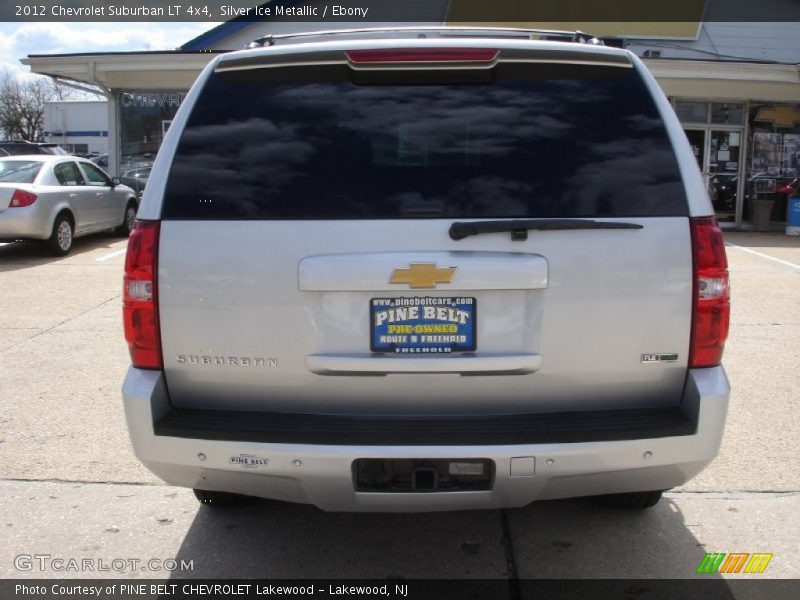 Silver Ice Metallic / Ebony 2012 Chevrolet Suburban LT 4x4