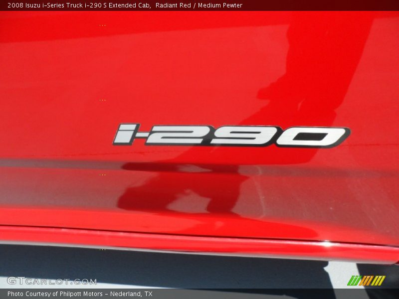 Radiant Red / Medium Pewter 2008 Isuzu i-Series Truck i-290 S Extended Cab