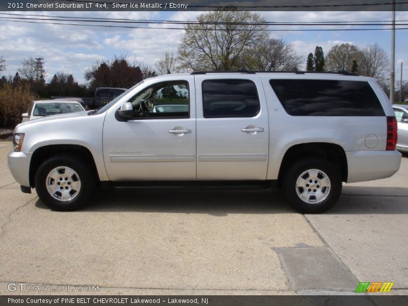 Silver Ice Metallic / Ebony 2012 Chevrolet Suburban LT 4x4