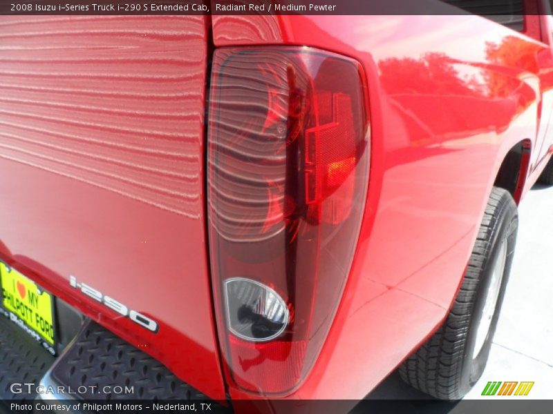 Radiant Red / Medium Pewter 2008 Isuzu i-Series Truck i-290 S Extended Cab