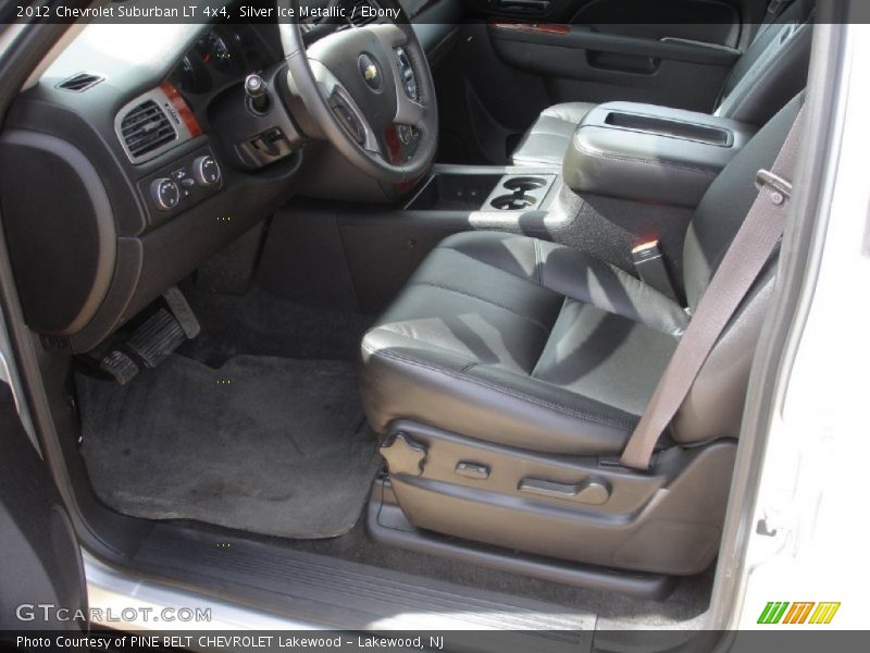 Silver Ice Metallic / Ebony 2012 Chevrolet Suburban LT 4x4