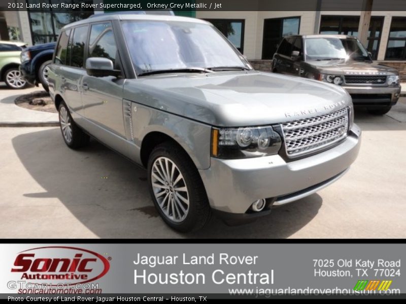 Orkney Grey Metallic / Jet 2012 Land Rover Range Rover Supercharged