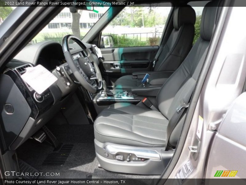 Orkney Grey Metallic / Jet 2012 Land Rover Range Rover Supercharged
