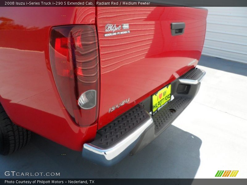 Radiant Red / Medium Pewter 2008 Isuzu i-Series Truck i-290 S Extended Cab