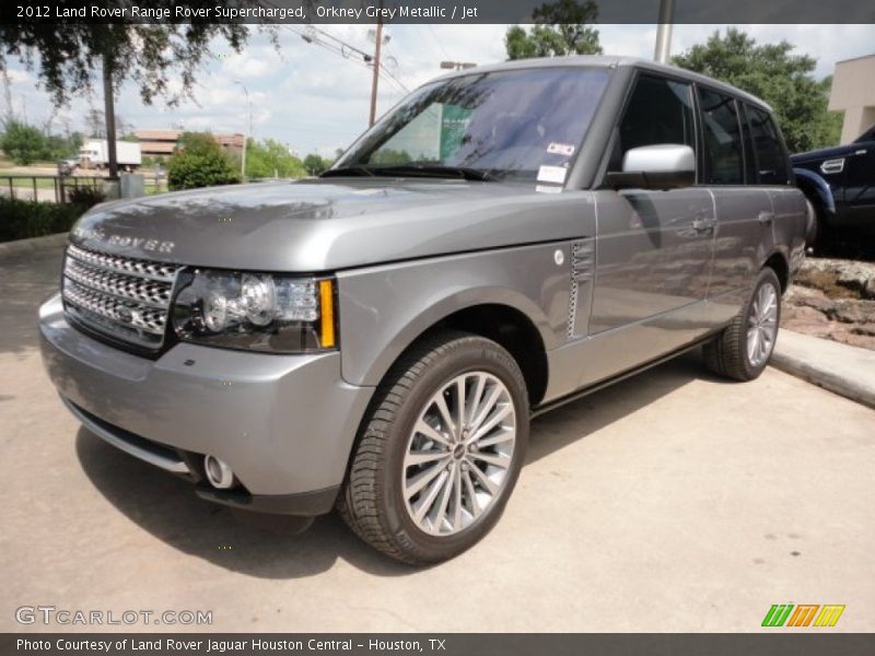 Orkney Grey Metallic / Jet 2012 Land Rover Range Rover Supercharged