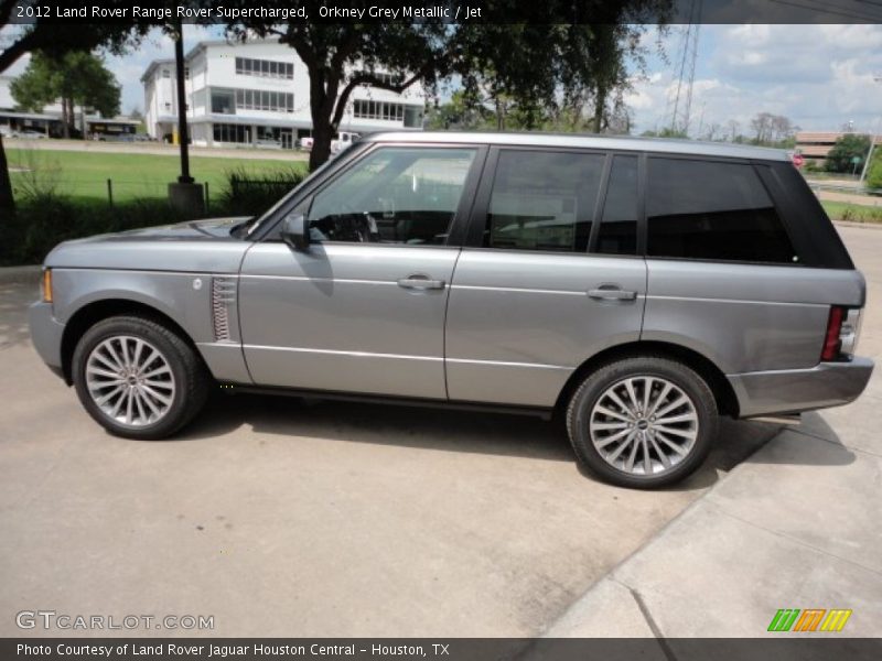 Orkney Grey Metallic / Jet 2012 Land Rover Range Rover Supercharged