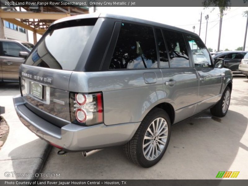 Orkney Grey Metallic / Jet 2012 Land Rover Range Rover Supercharged