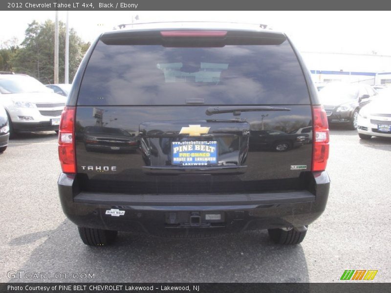 Black / Ebony 2012 Chevrolet Tahoe LT 4x4