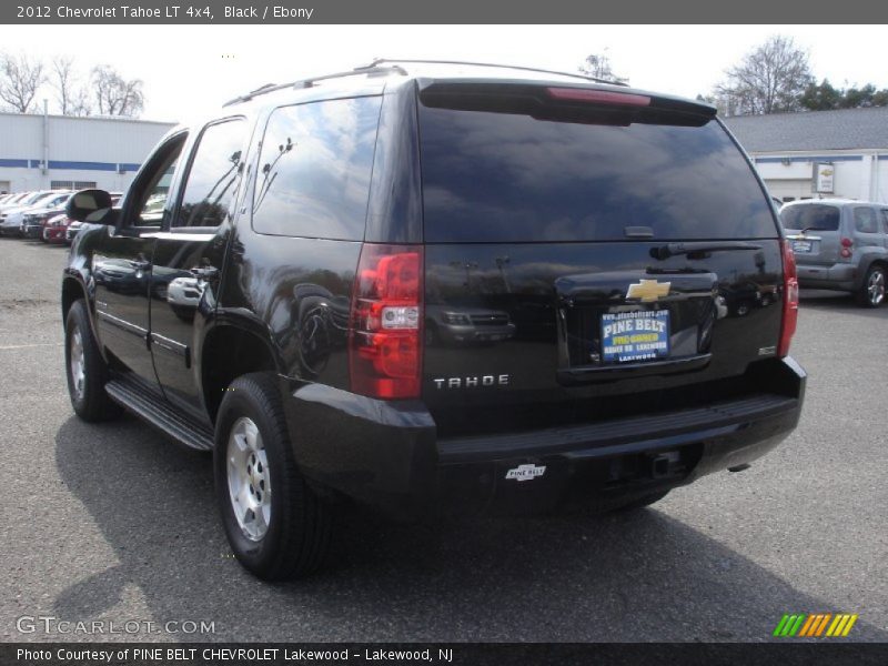 Black / Ebony 2012 Chevrolet Tahoe LT 4x4