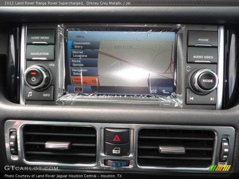 Orkney Grey Metallic / Jet 2012 Land Rover Range Rover Supercharged