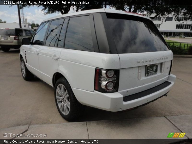 Fuji White / Arabica 2012 Land Rover Range Rover HSE LUX