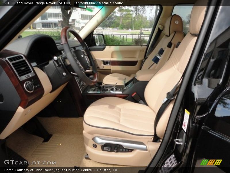Santorini Black Metallic / Sand 2012 Land Rover Range Rover HSE LUX