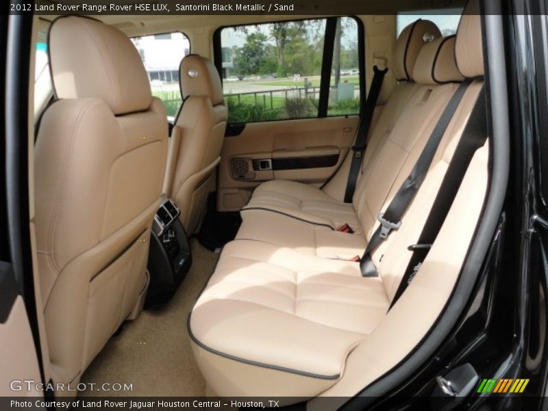 Santorini Black Metallic / Sand 2012 Land Rover Range Rover HSE LUX