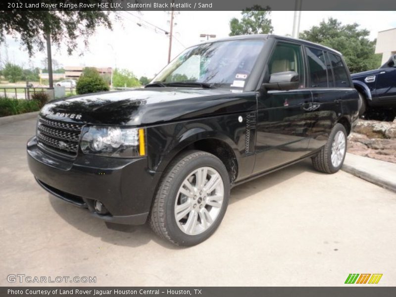 Santorini Black Metallic / Sand 2012 Land Rover Range Rover HSE LUX