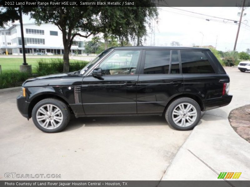 Santorini Black Metallic / Sand 2012 Land Rover Range Rover HSE LUX