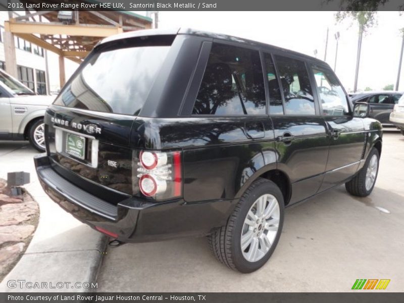 Santorini Black Metallic / Sand 2012 Land Rover Range Rover HSE LUX