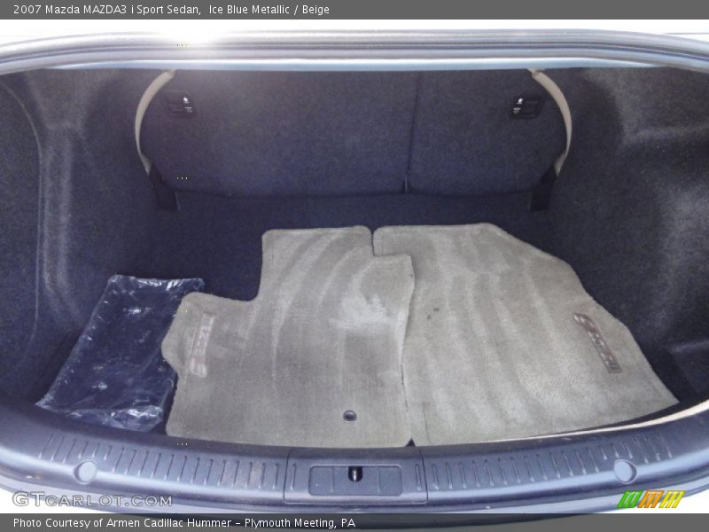 Ice Blue Metallic / Beige 2007 Mazda MAZDA3 i Sport Sedan