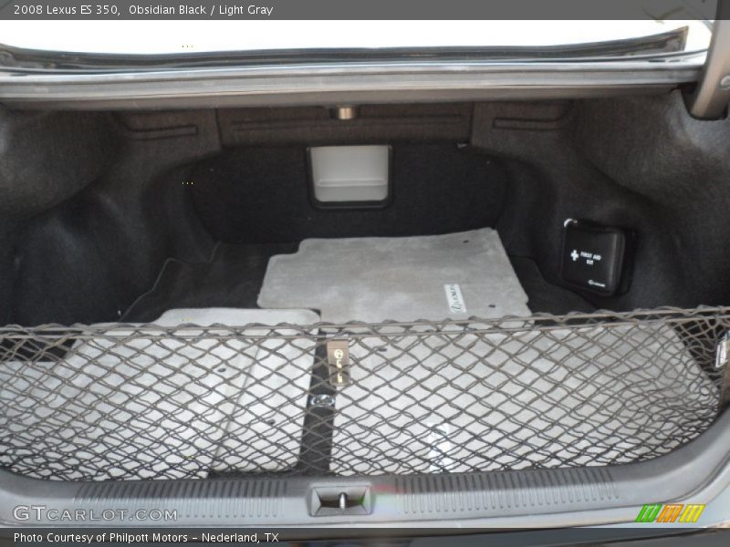 Obsidian Black / Light Gray 2008 Lexus ES 350