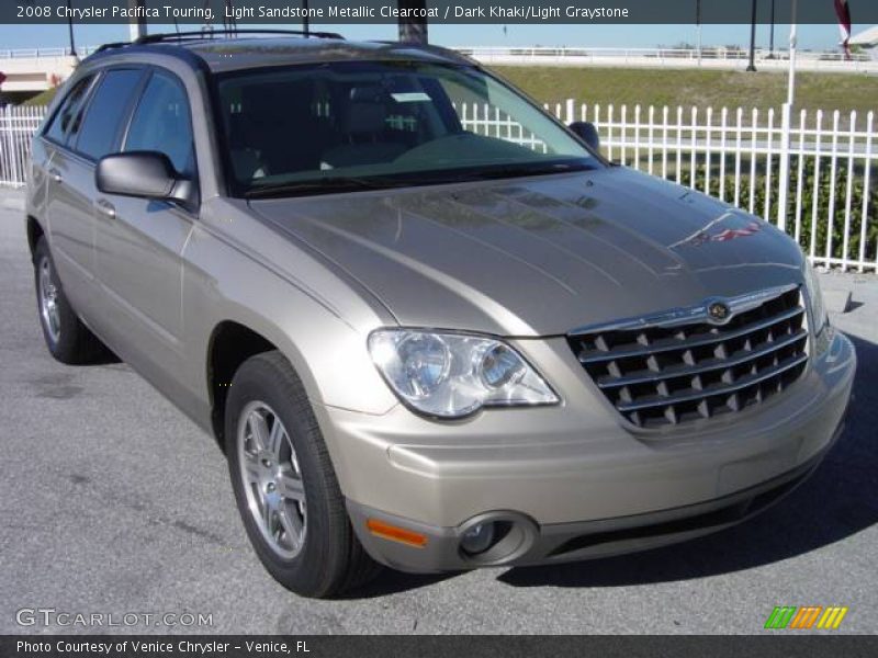 Light Sandstone Metallic Clearcoat / Dark Khaki/Light Graystone 2008 Chrysler Pacifica Touring