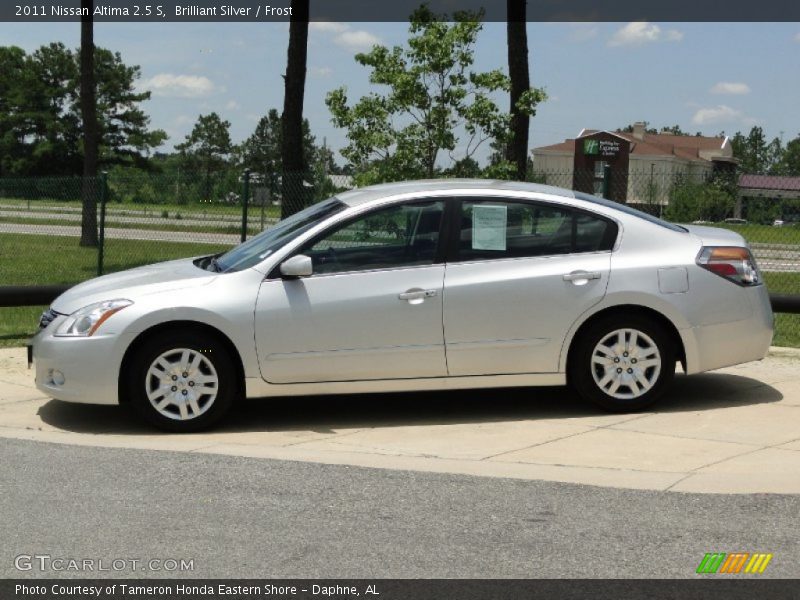 Brilliant Silver / Frost 2011 Nissan Altima 2.5 S