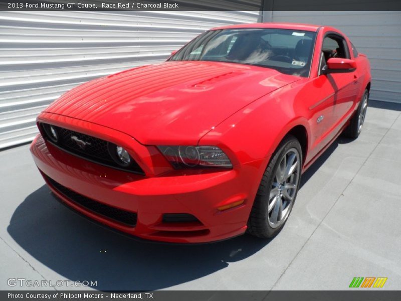 Front 3/4 View of 2013 Mustang GT Coupe