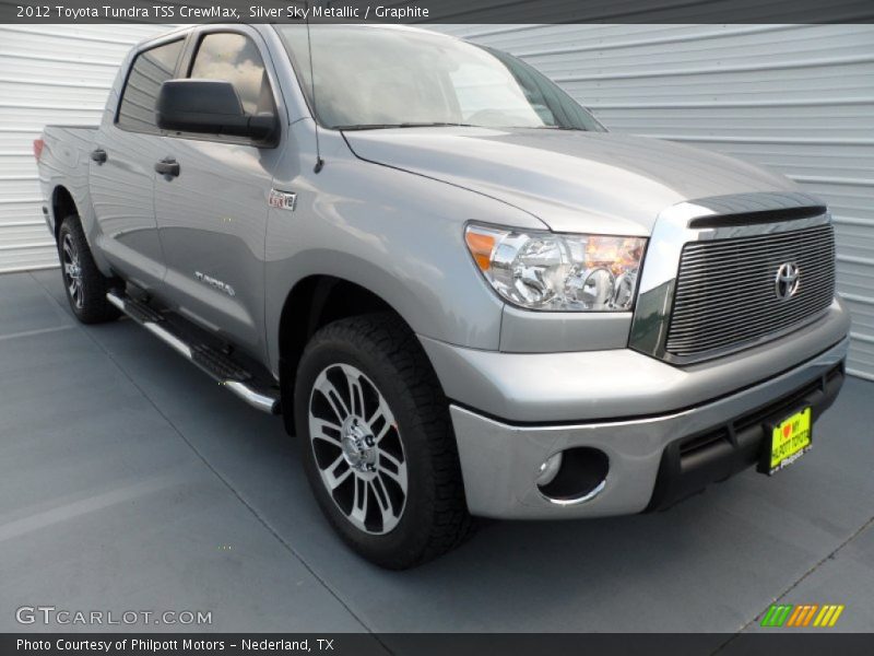 Silver Sky Metallic / Graphite 2012 Toyota Tundra TSS CrewMax