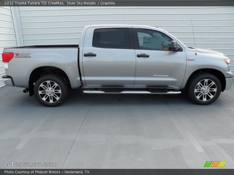 Silver Sky Metallic / Graphite 2012 Toyota Tundra TSS CrewMax