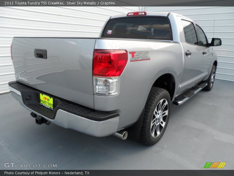 Silver Sky Metallic / Graphite 2012 Toyota Tundra TSS CrewMax