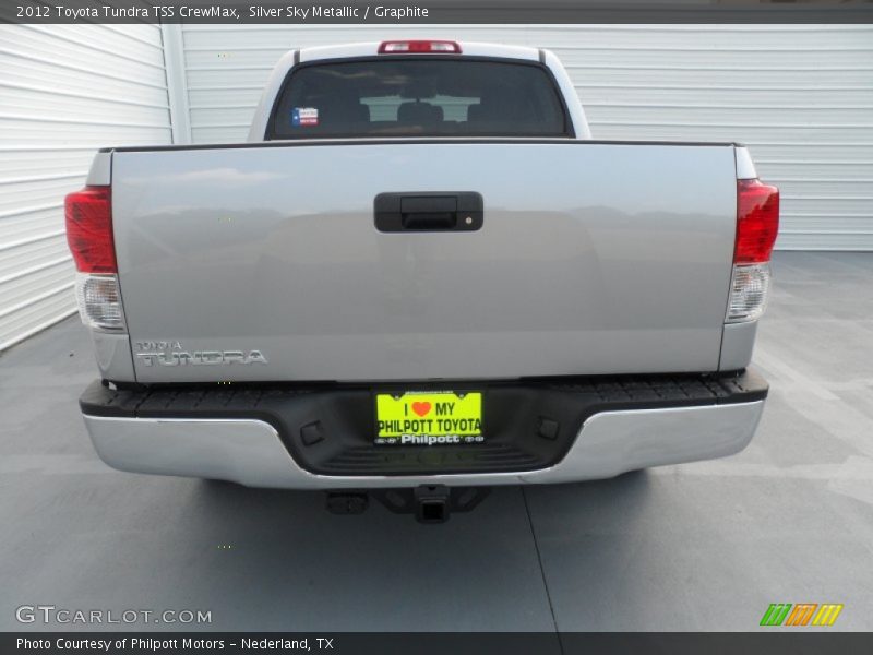 Silver Sky Metallic / Graphite 2012 Toyota Tundra TSS CrewMax