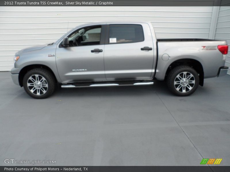 Silver Sky Metallic / Graphite 2012 Toyota Tundra TSS CrewMax