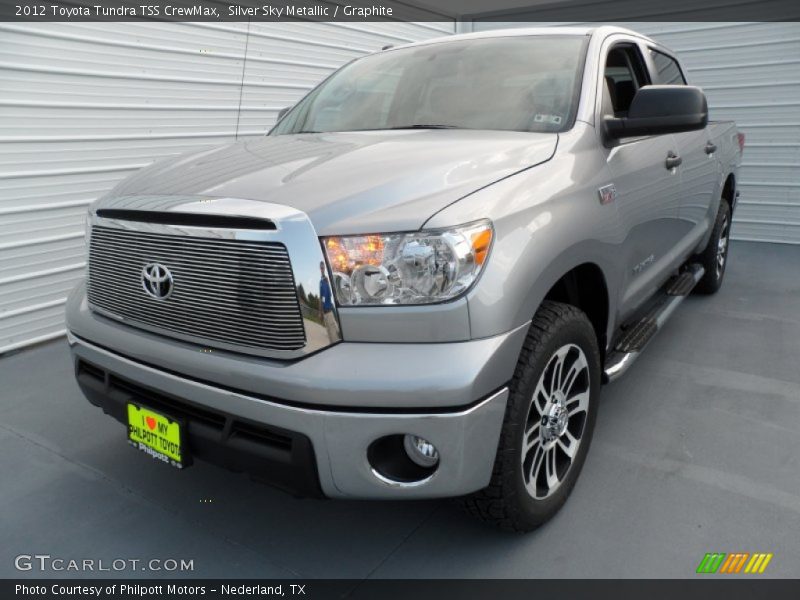 Silver Sky Metallic / Graphite 2012 Toyota Tundra TSS CrewMax