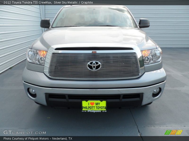 Silver Sky Metallic / Graphite 2012 Toyota Tundra TSS CrewMax