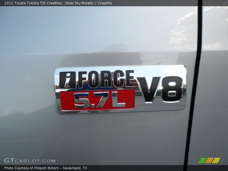 Silver Sky Metallic / Graphite 2012 Toyota Tundra TSS CrewMax