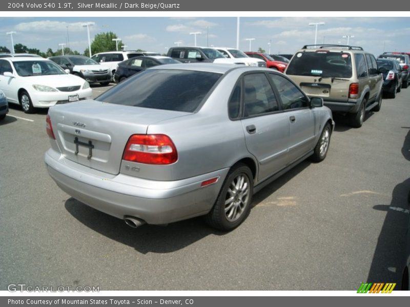 Silver Metallic / Dark Beige/Quartz 2004 Volvo S40 1.9T