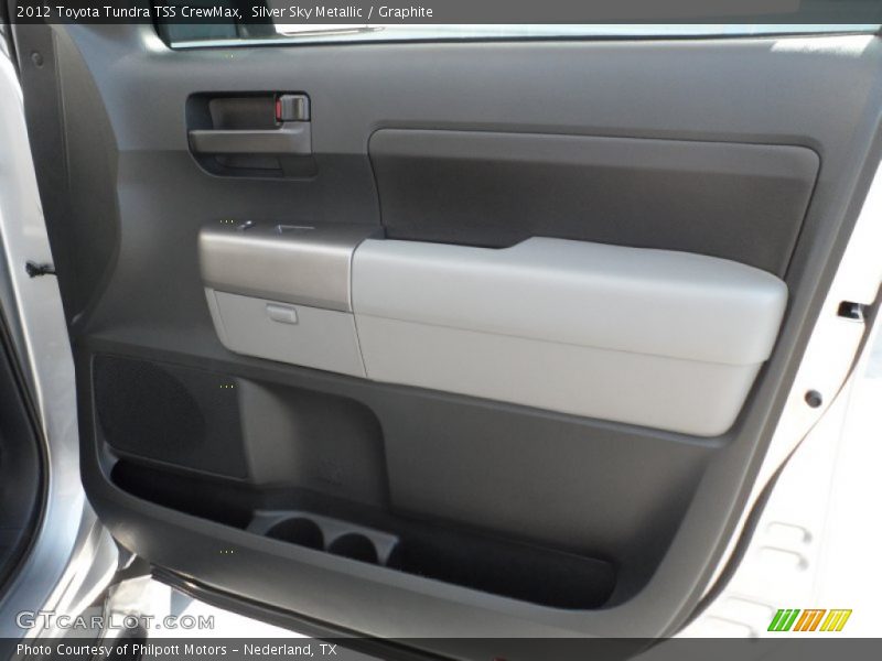 Silver Sky Metallic / Graphite 2012 Toyota Tundra TSS CrewMax
