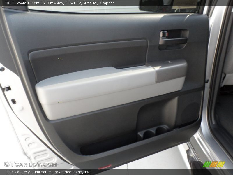 Silver Sky Metallic / Graphite 2012 Toyota Tundra TSS CrewMax