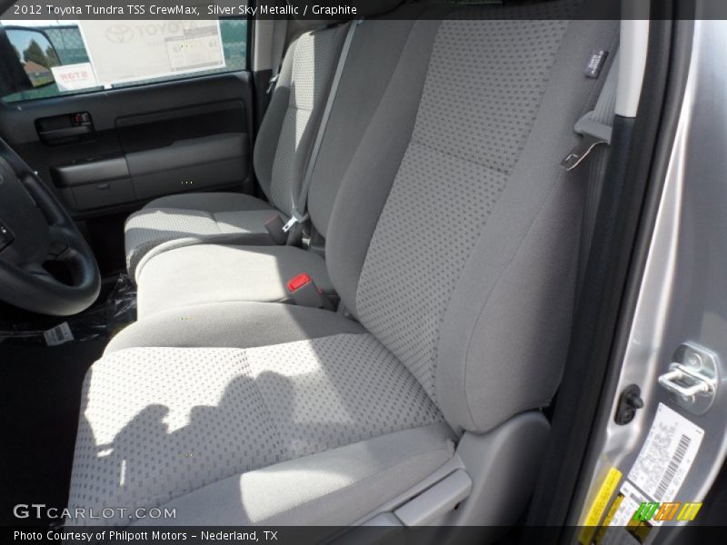 Silver Sky Metallic / Graphite 2012 Toyota Tundra TSS CrewMax