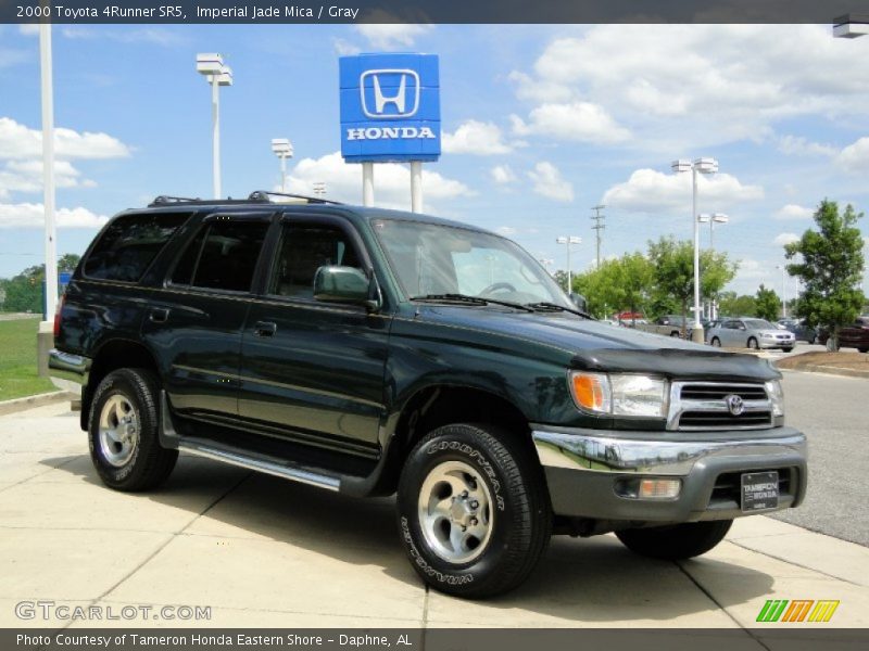Imperial Jade Mica / Gray 2000 Toyota 4Runner SR5
