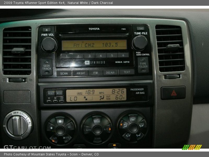 Controls of 2009 4Runner Sport Edition 4x4