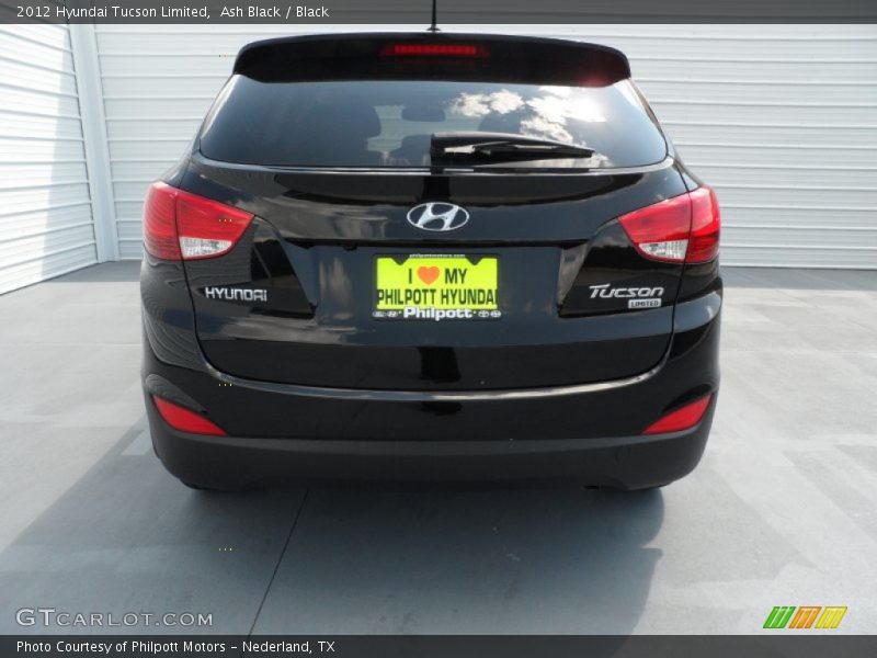 Ash Black / Black 2012 Hyundai Tucson Limited