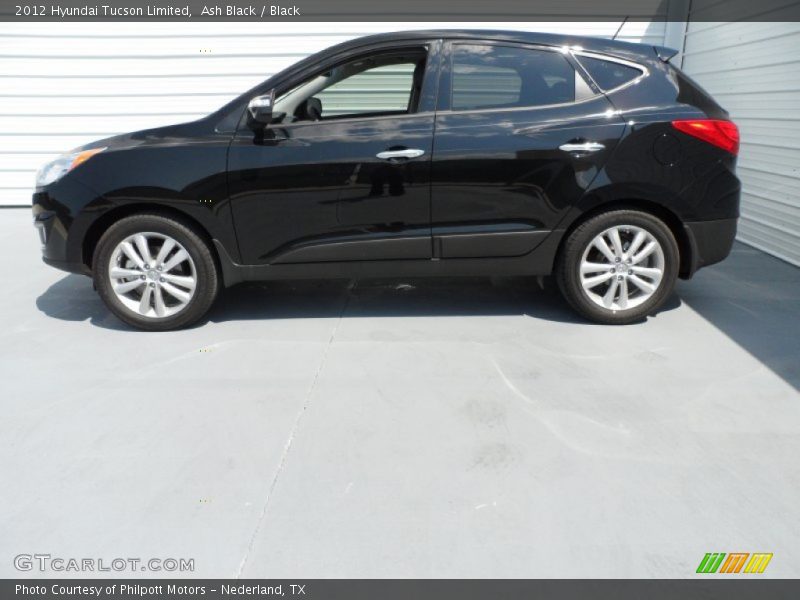 Ash Black / Black 2012 Hyundai Tucson Limited