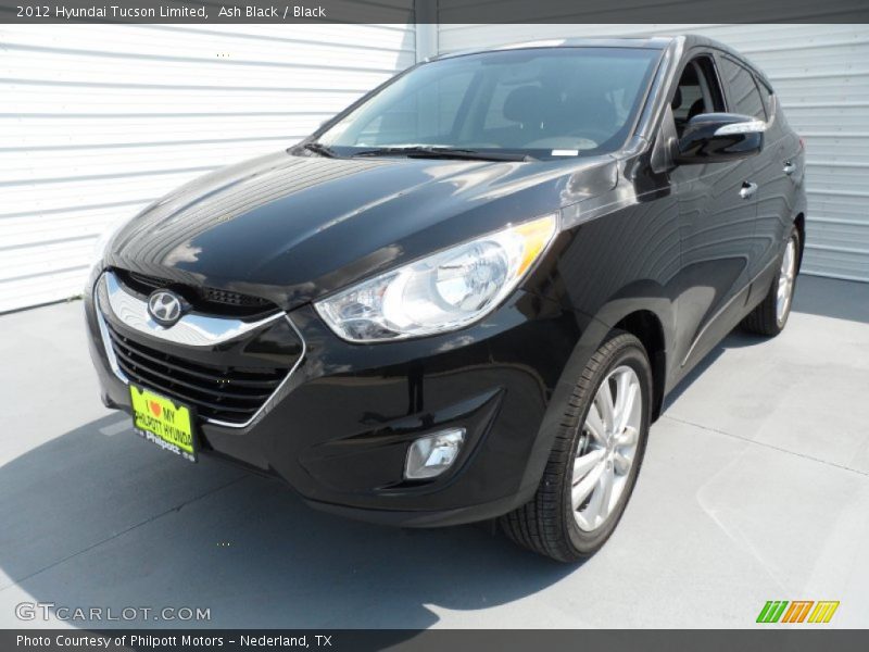 Ash Black / Black 2012 Hyundai Tucson Limited