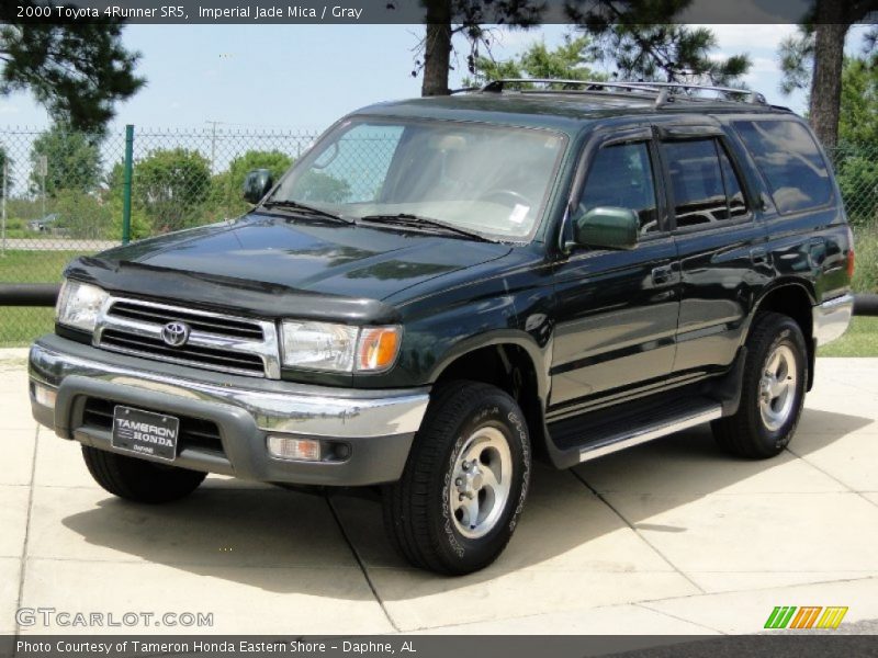 Imperial Jade Mica / Gray 2000 Toyota 4Runner SR5