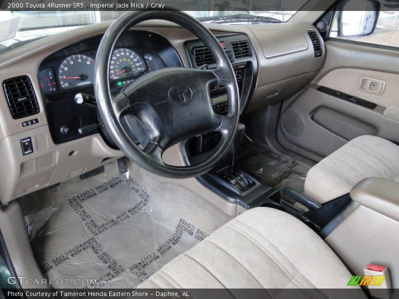 Imperial Jade Mica / Gray 2000 Toyota 4Runner SR5