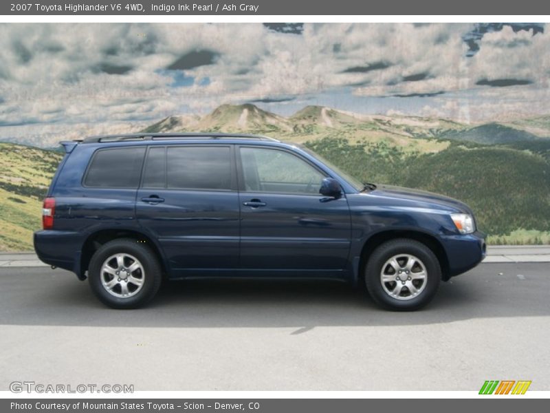 Indigo Ink Pearl / Ash Gray 2007 Toyota Highlander V6 4WD