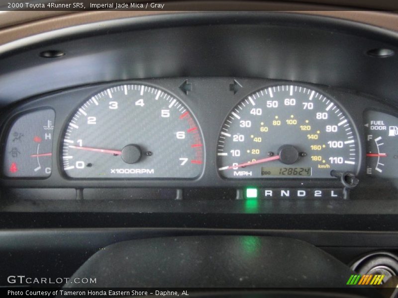 Imperial Jade Mica / Gray 2000 Toyota 4Runner SR5