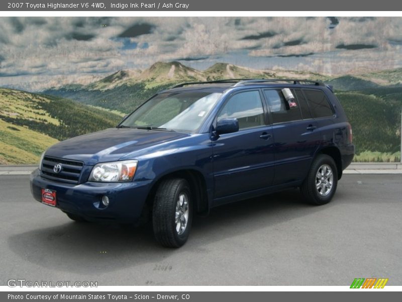 Indigo Ink Pearl / Ash Gray 2007 Toyota Highlander V6 4WD