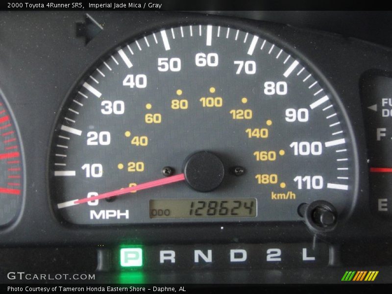 Imperial Jade Mica / Gray 2000 Toyota 4Runner SR5