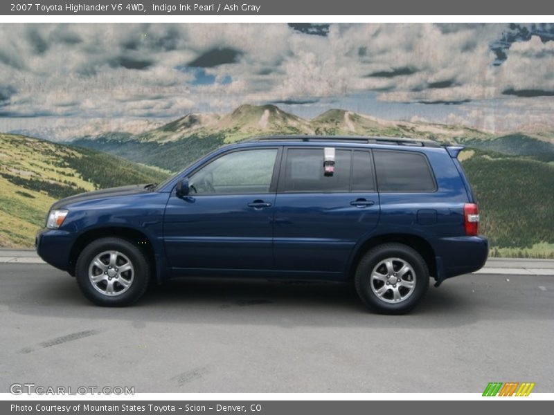 Indigo Ink Pearl / Ash Gray 2007 Toyota Highlander V6 4WD