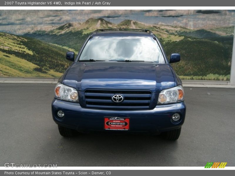 Indigo Ink Pearl / Ash Gray 2007 Toyota Highlander V6 4WD
